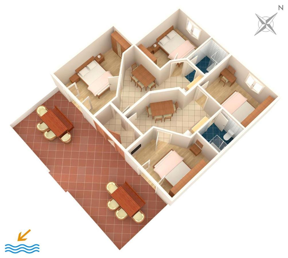 Apartments By The Sea Igrane, Makarska - 310 מראה חיצוני תמונה